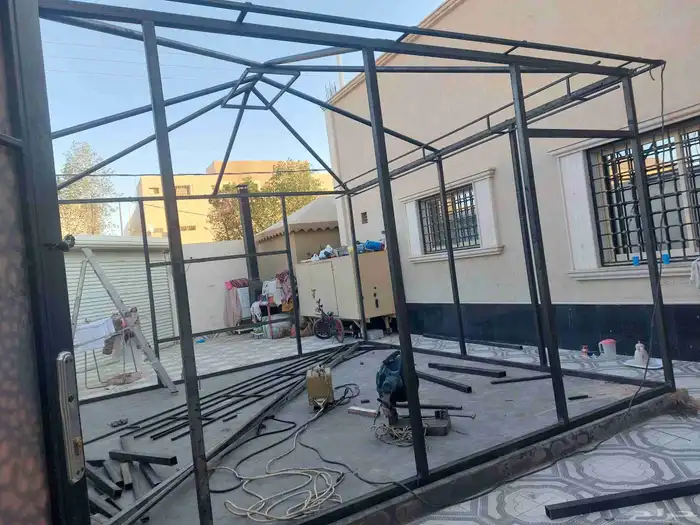 تفصيل خيام تفصيل مضلات .ديكورات برجولات سواتر 0