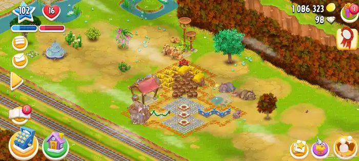 حساب مزرعه هاي داي HayDay قديم لفل102 5