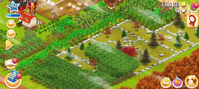 حساب مزرعه هاي داي HayDay قديم لفل102 2