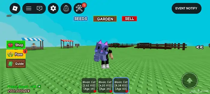 ماب المزرعة Grow a Garden 4