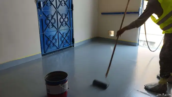 ايبوكسي ارضيات سعر المتر 30ريال ايبوكسي دهان سيراميك الاحساء 8