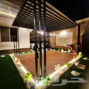 فن تنسيق وتصميم الحديق الداخليه والخارجي 7