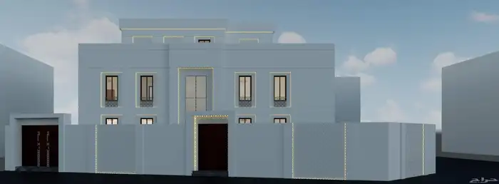 نمط معاصر تصميم واجهات الطائف 2