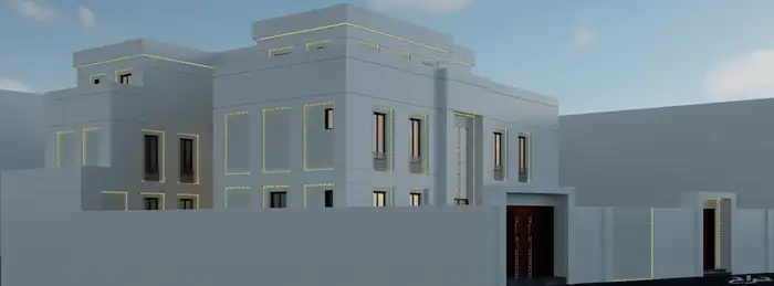 نمط معاصر تصميم واجهات الطائف 0