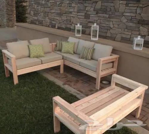 تفصيل جلسات خشبي سويدي 10