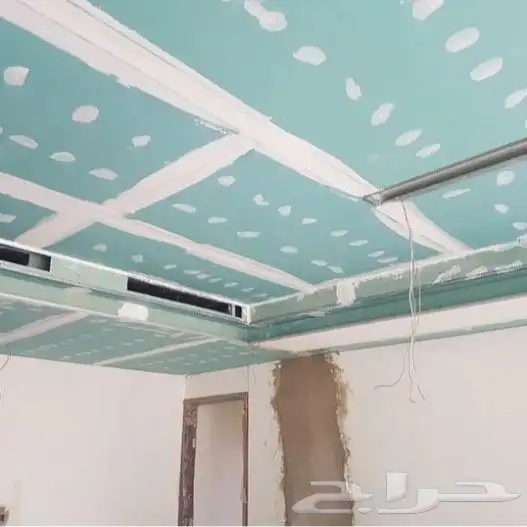 معلم جبس ورق جدران ديكورات ودهانات ترميم مباني 6