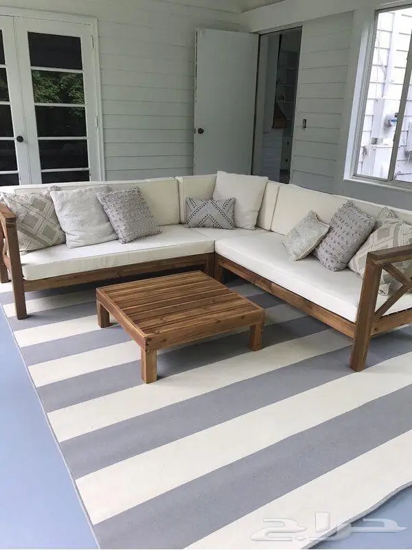 تفصيل جلسات خشبي سويدي 8