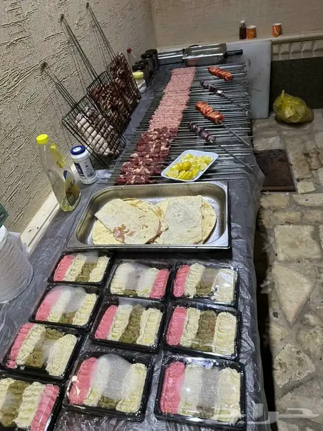 مشويات معلم مشاوي شوي خارجي دوار السعادة 5