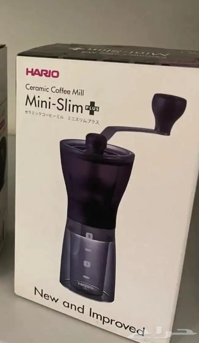 غلاية قهوة مقطرة V60 كوف ميبرو مع مطحنة هاريو 5