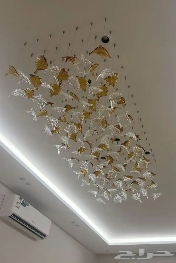 ثريات لد كريستال ثريات تصميم حجر 8