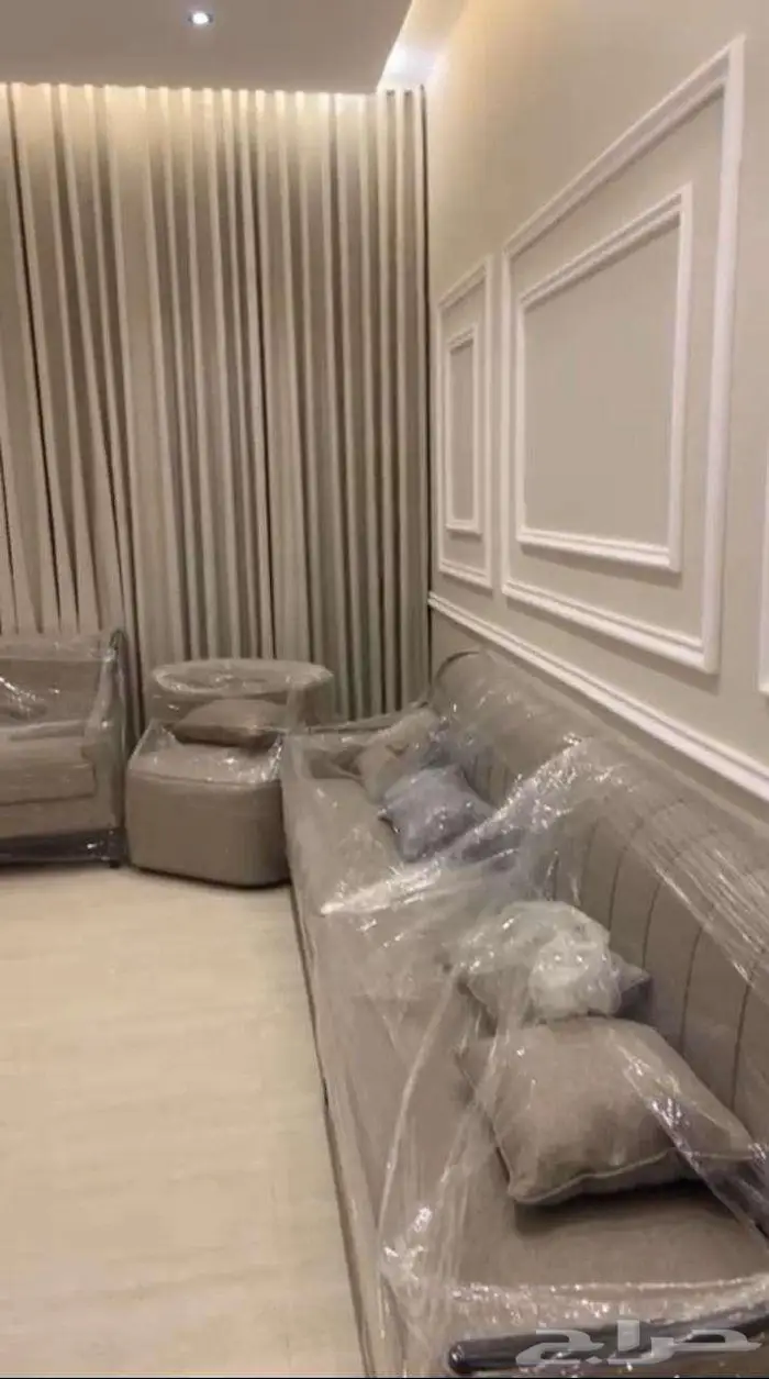 دور أرضي مؤثث للإيجار   مطبخ راكب ومكيفات   حي بدر 40 الف 6