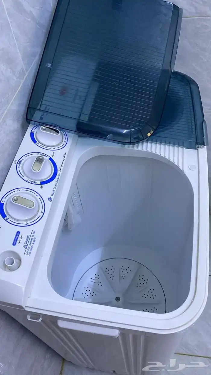 غسالة 5 كيلو استخدام بسيط وفيها مشكلة بسيطه في غطا النشاف 0