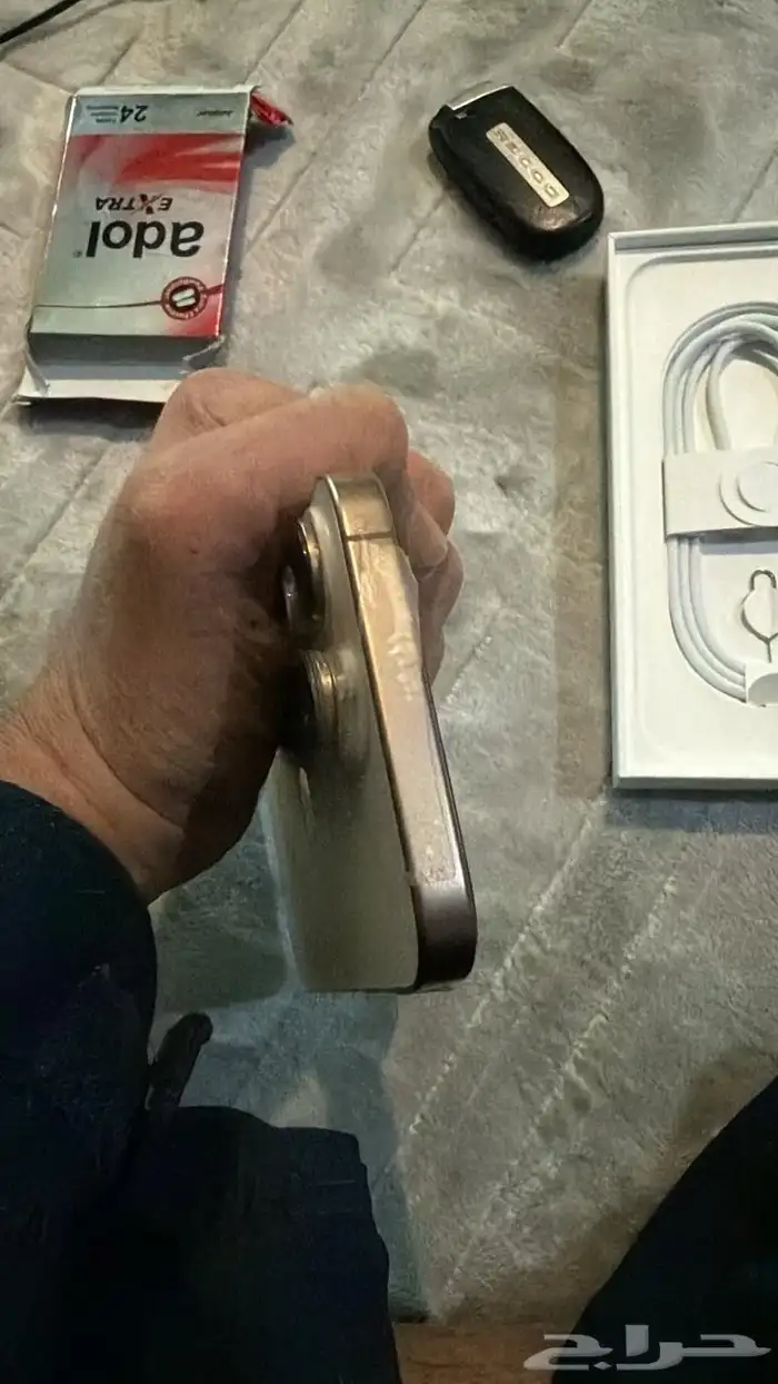 ايفون 16 برماكس معه اغراض كامله والضمان ساري 0