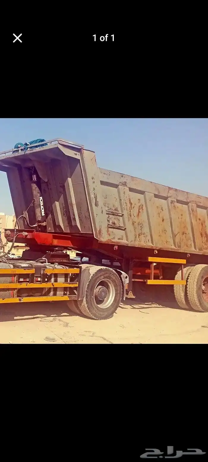 تريلة قلاب للايجار يومي و شهري 0