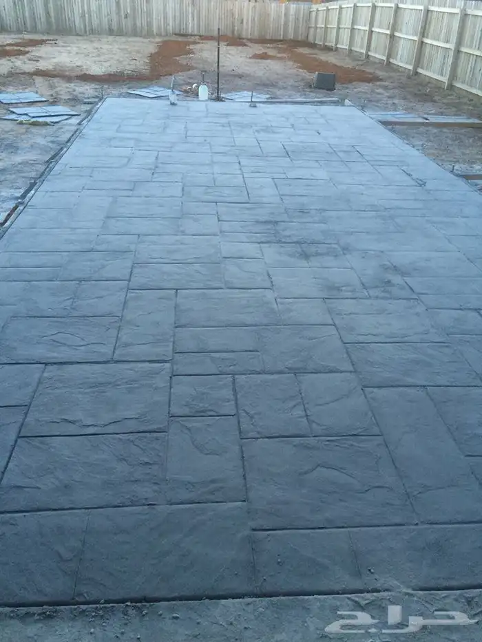 صبة مروحة صبة مطبوعة خرسانة 0