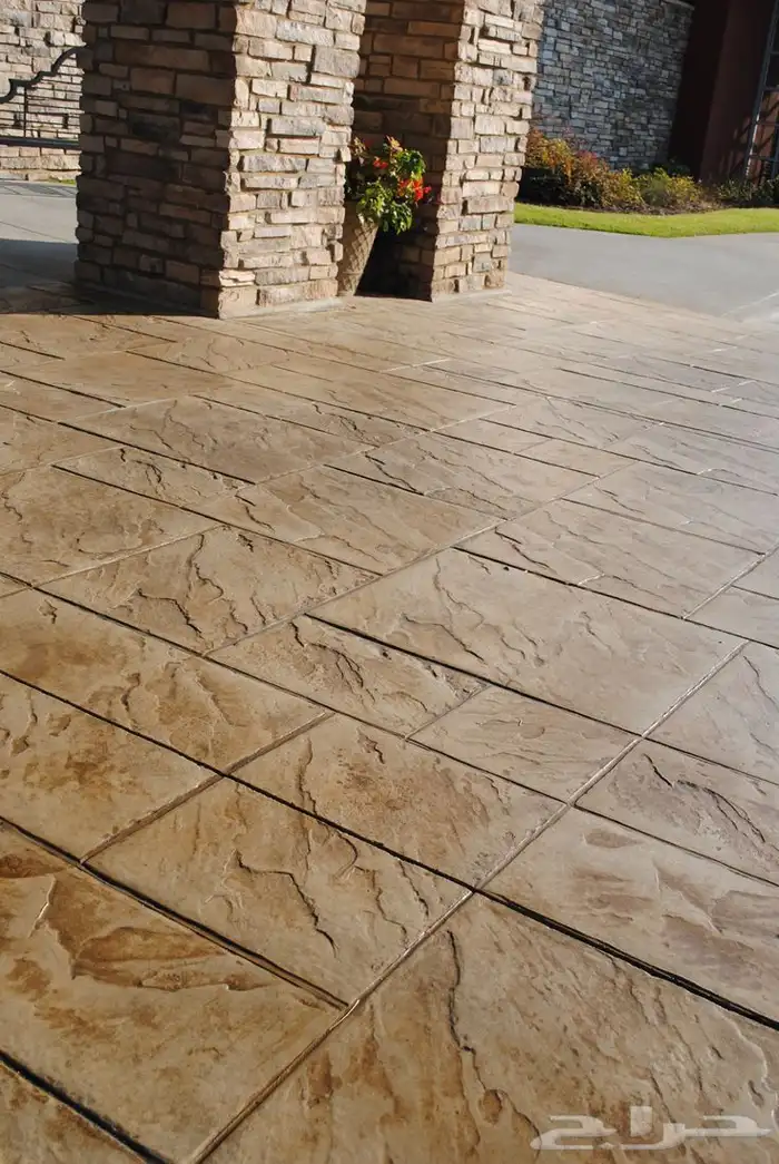 صبة مروحة صبة مطبوعة خرسانة 3