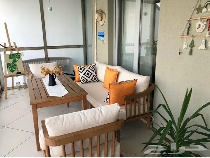 تفصيل جلسات خشبي سويدي 16