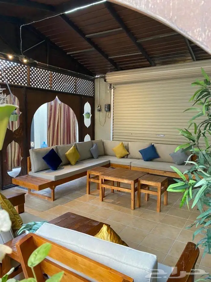 تفصيل جلسات خشبي سويدي 6