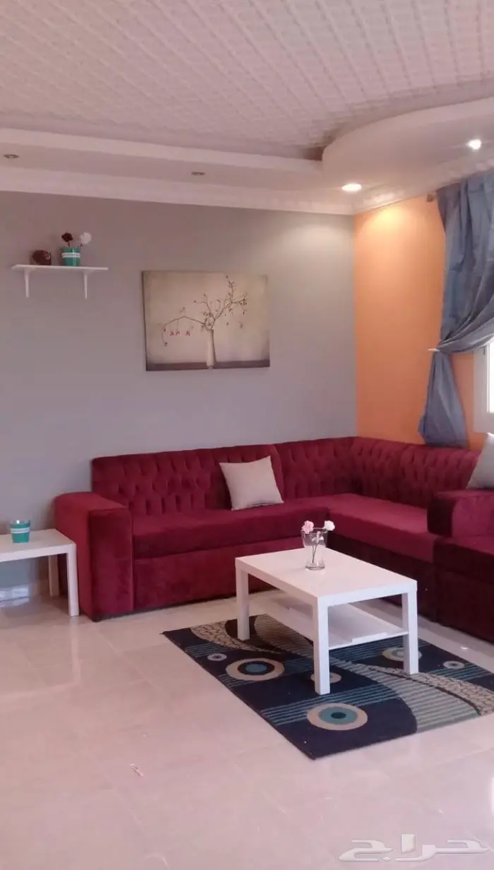 شقه مفروشه بجده شهري غرفه وصالح حي الواحه شارع التحليه 4