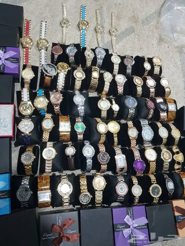 للبيع اساعه الواحده 100ريال ساعات فخمه وماركات فخمه 0