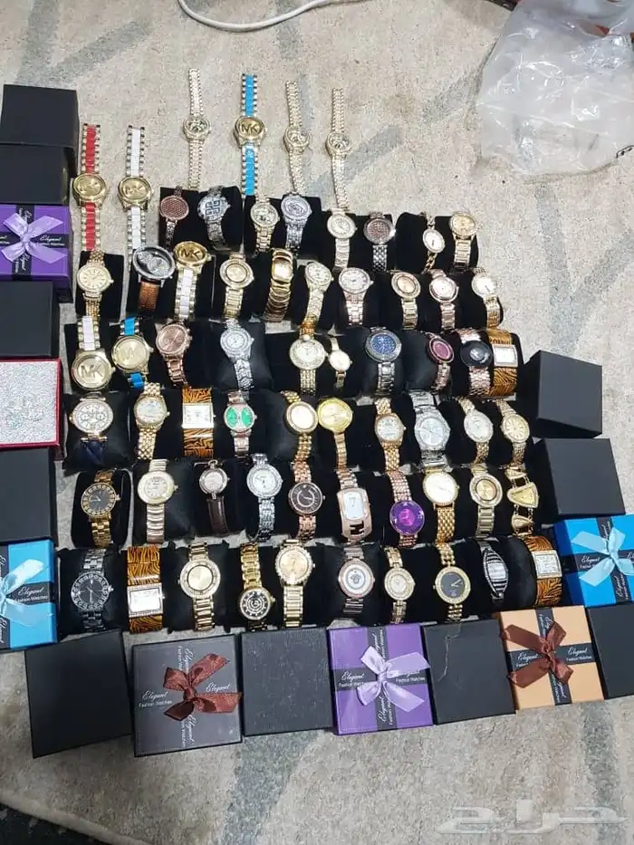 للبيع اساعه الواحده 100ريال ساعات فخمه وماركات فخمه 1