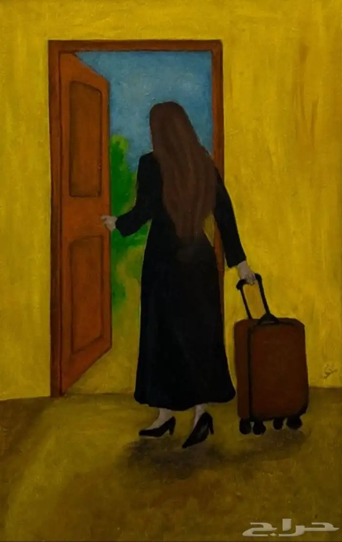 لوحه فنيه 40 العرض 60 الطول 0