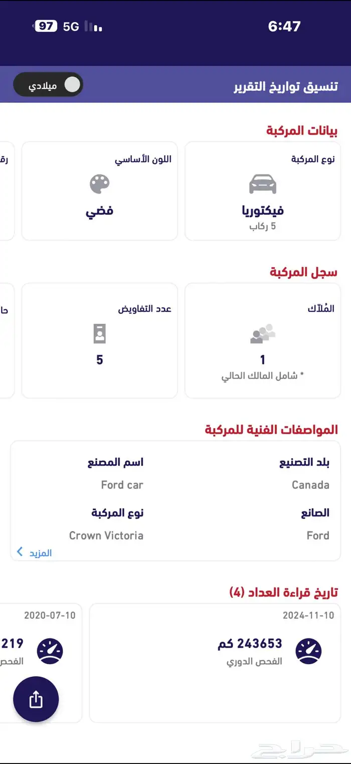 فورد كراون فكتوريا 2011 6