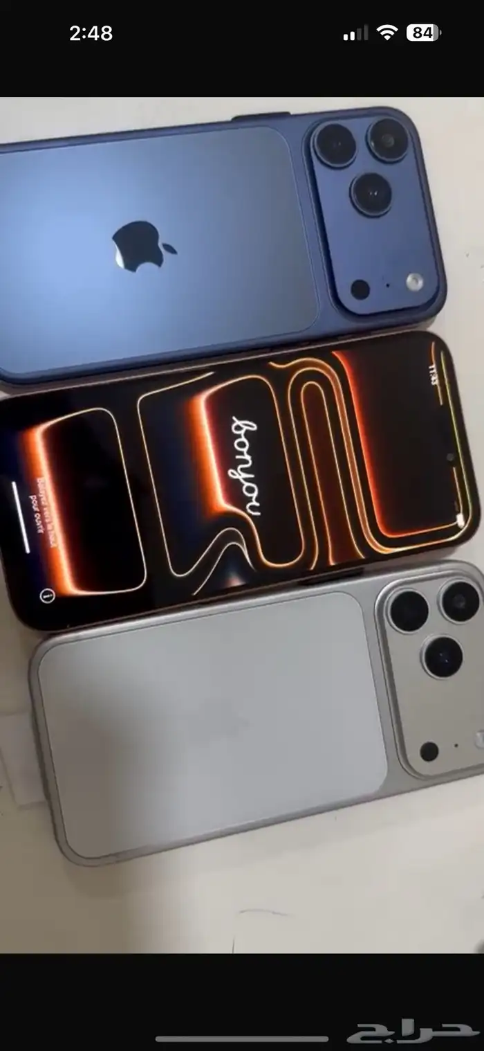 ايفون 17 برو ماكس مقلد صينى ب 700 شامل التوصيل 0