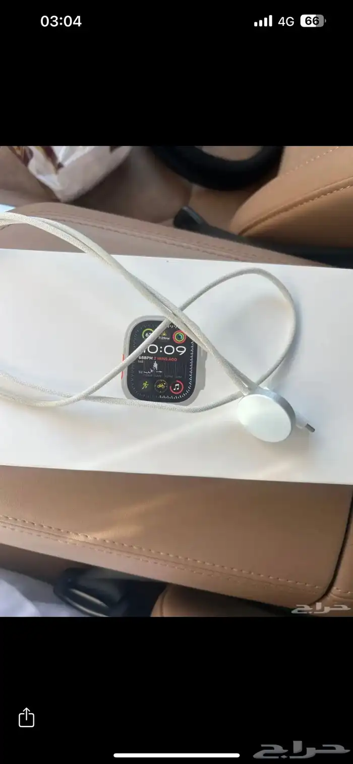 ساعة ابل الاصدار الاول بطاريه 100 3