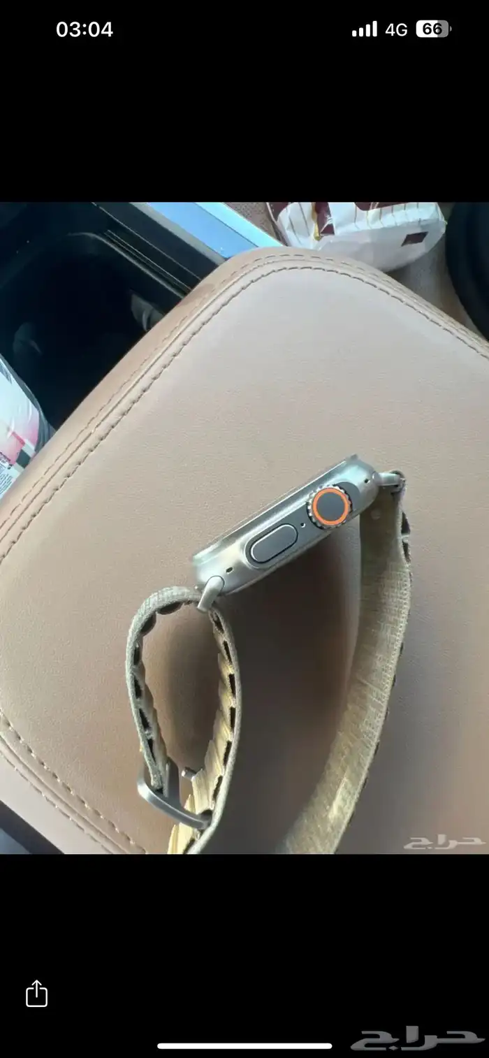 ساعة ابل الاصدار الاول بطاريه 100 1