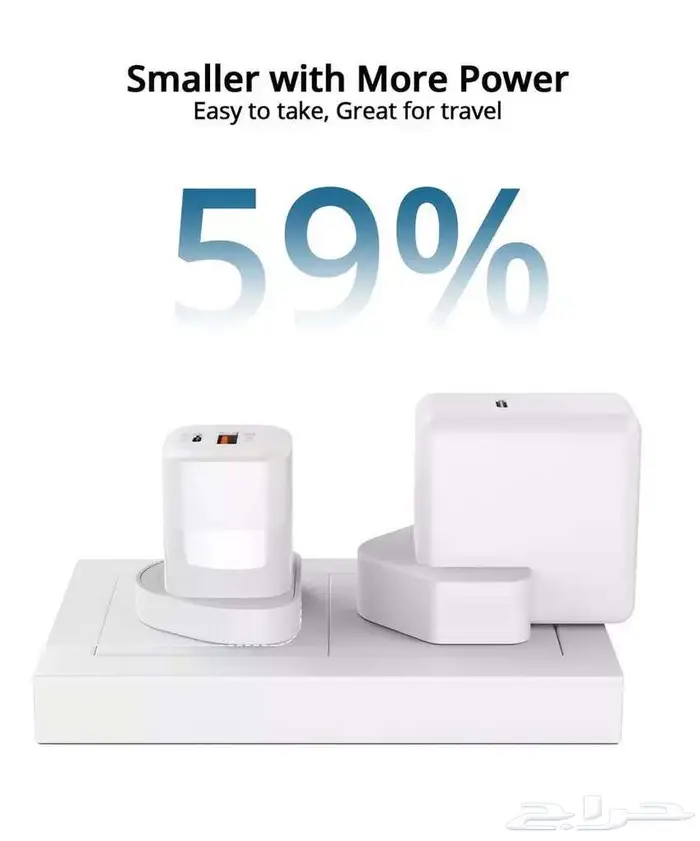 شاحن تشوتيك 33W سريع USB-C و USB-A 9