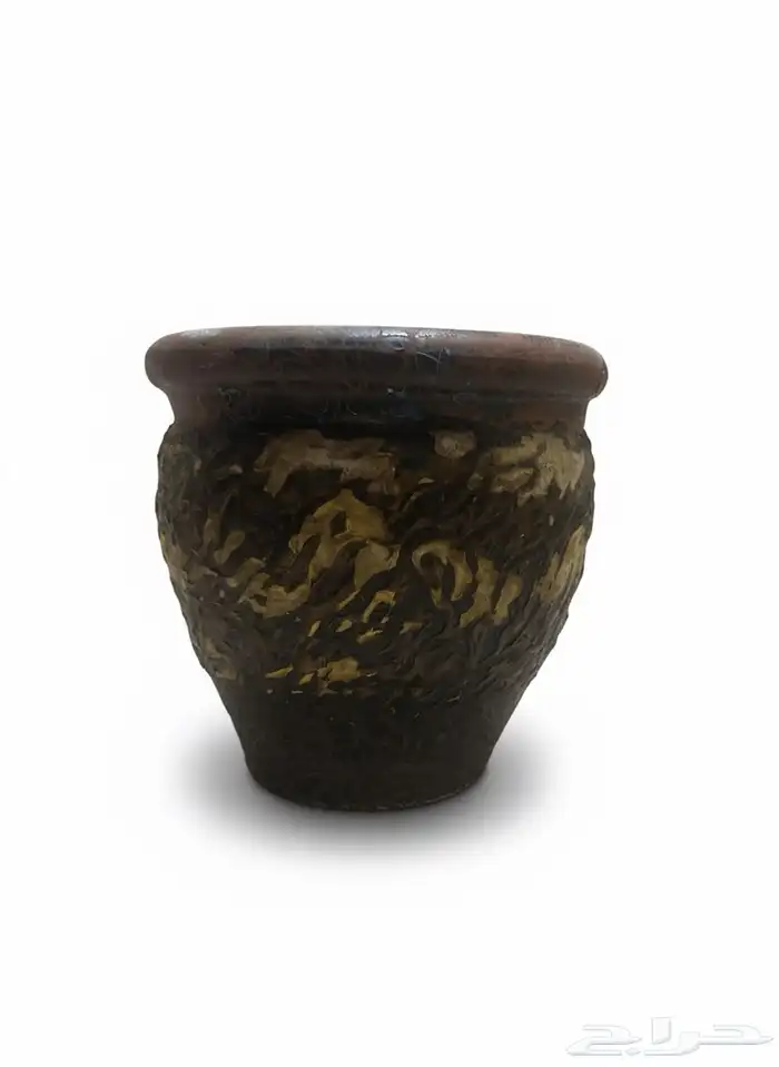 قطعة ديكور فخارية مركن (اصيص زراعه) للحدائق والزرع 2