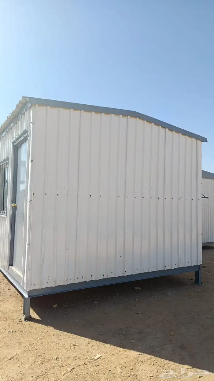 للبيع غرفة بركس متنقلة جاهزة برتبل كارافان سكن عمال 12  3.75 2