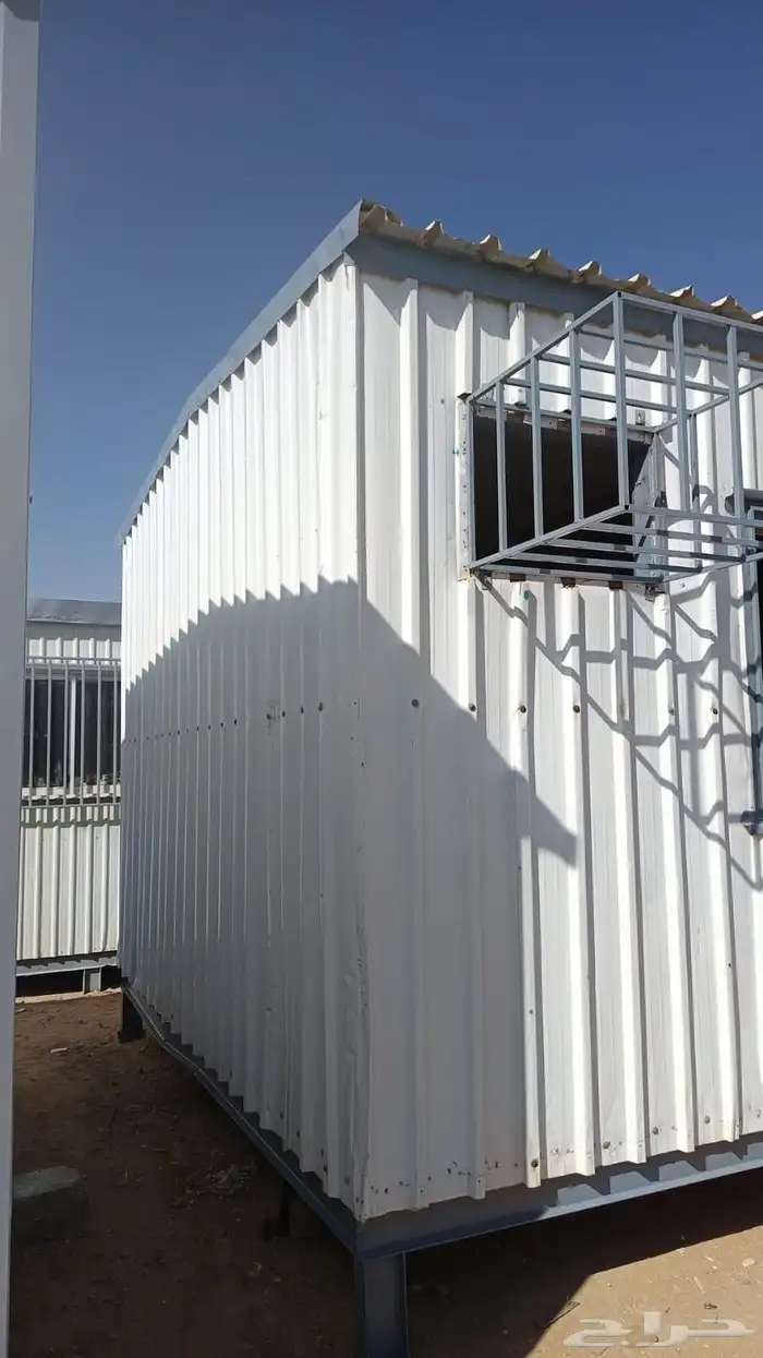 للبيع غرفة بركس متنقلة جاهزة برتبل كارافان سكن عمال 12  3.75 3