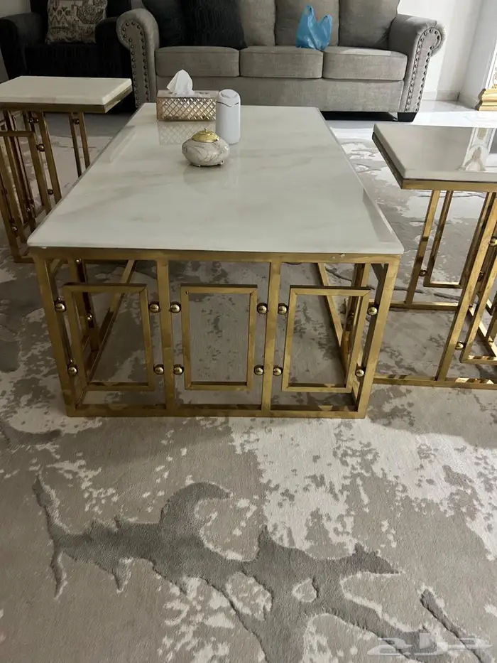 للبيع طقم طاولات إستيل 3