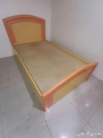 سرير نفر ونص خشب وطني 0