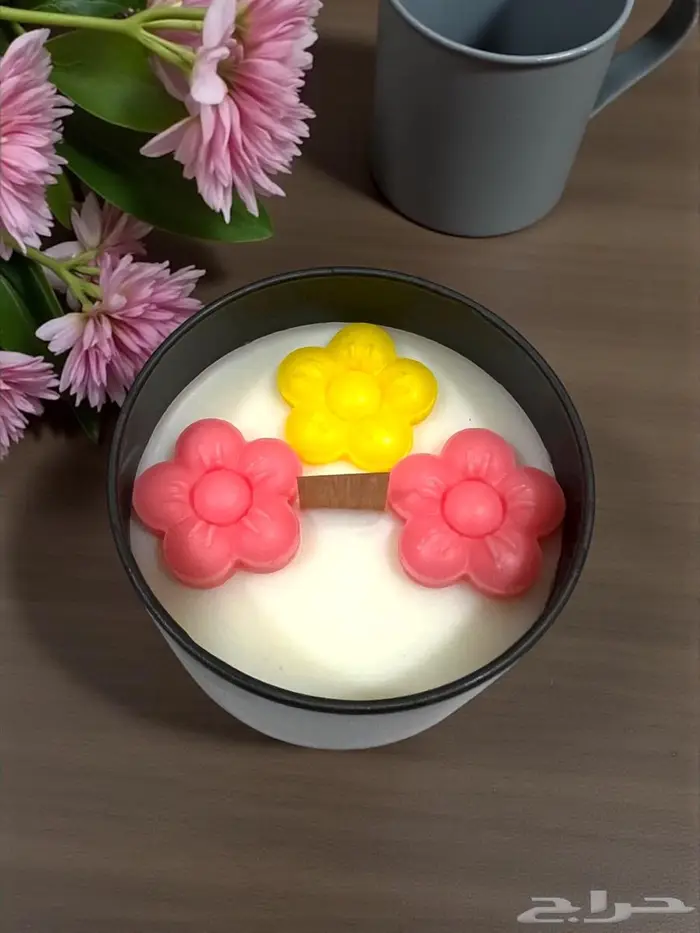 شموع عطريه وفواحات كونكريت 4