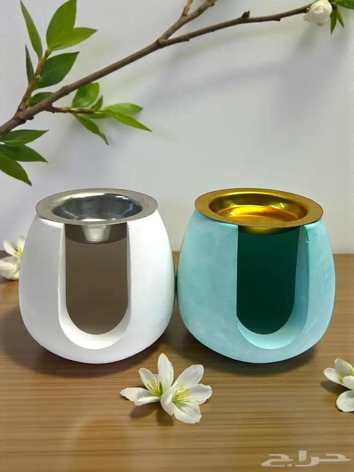 شموع عطريه وفواحات كونكريت 12