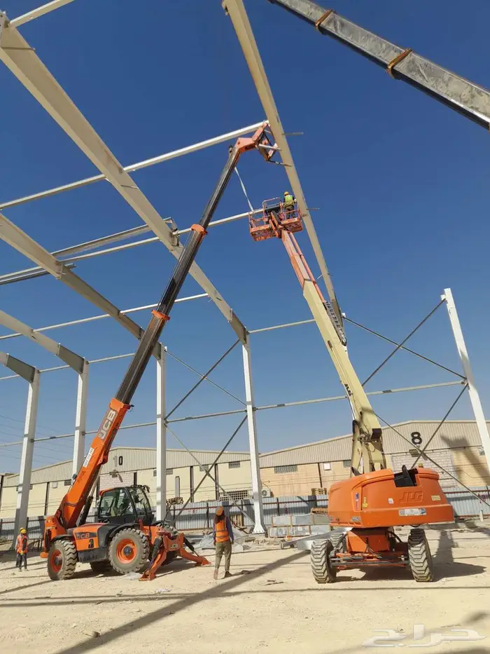 رافعات شوكيه فركلفت للايجار جي سي بي كرينات سيزرات 2