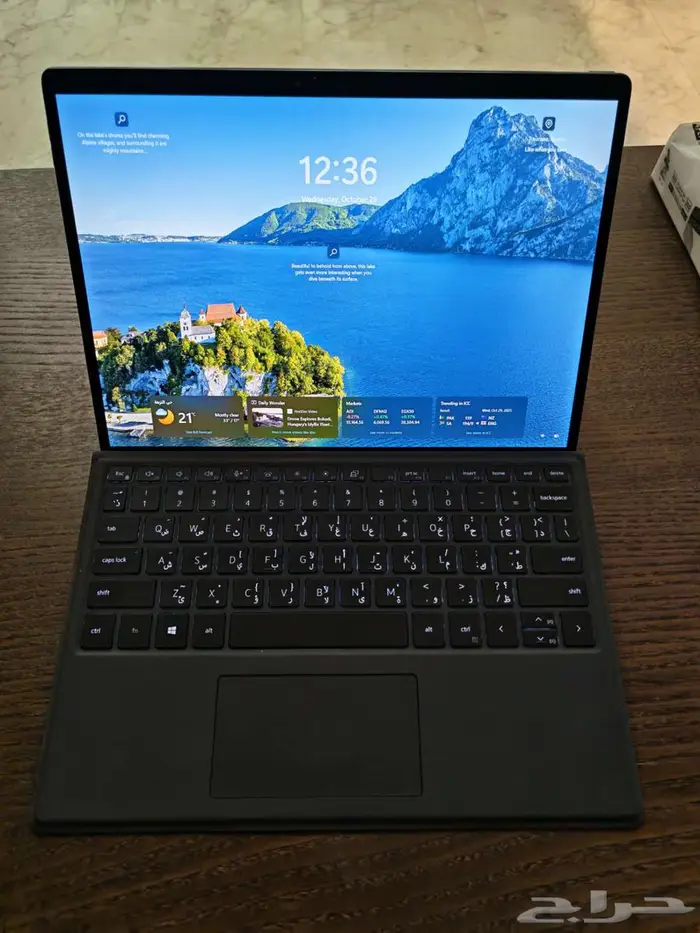 منافس السيرفيس برو لابتوب ديل كيبورد ينفصل Dell detachable 2
