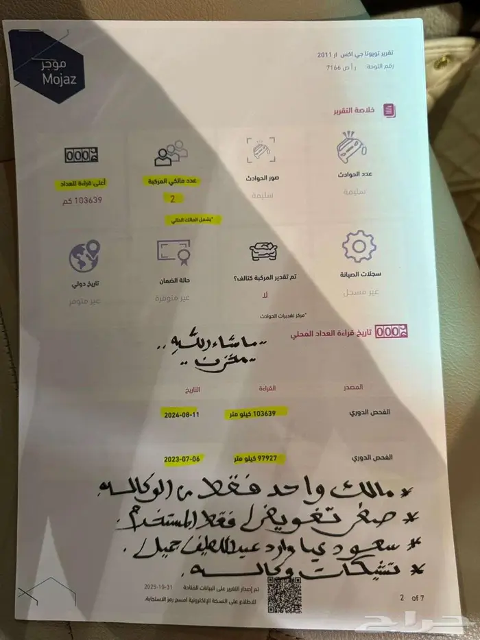 للبيع لاندكروزر GXR-3 2011 فل ابشن سعودي فئة 60 عام 93