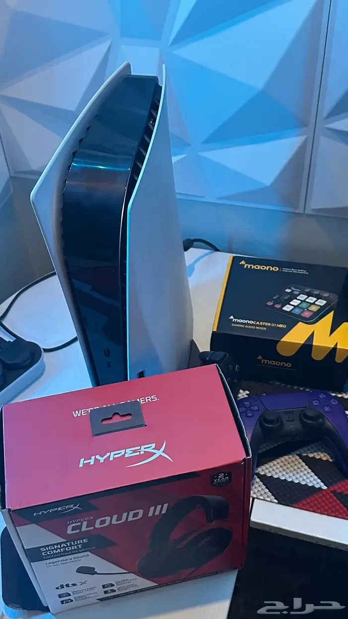 سوني 5 مع سماعات ومكسر 0