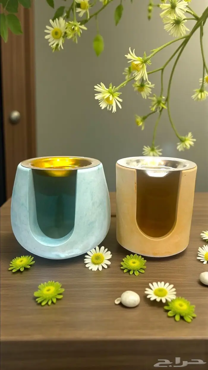 شموع عطريه وفواحات كونكريت 14