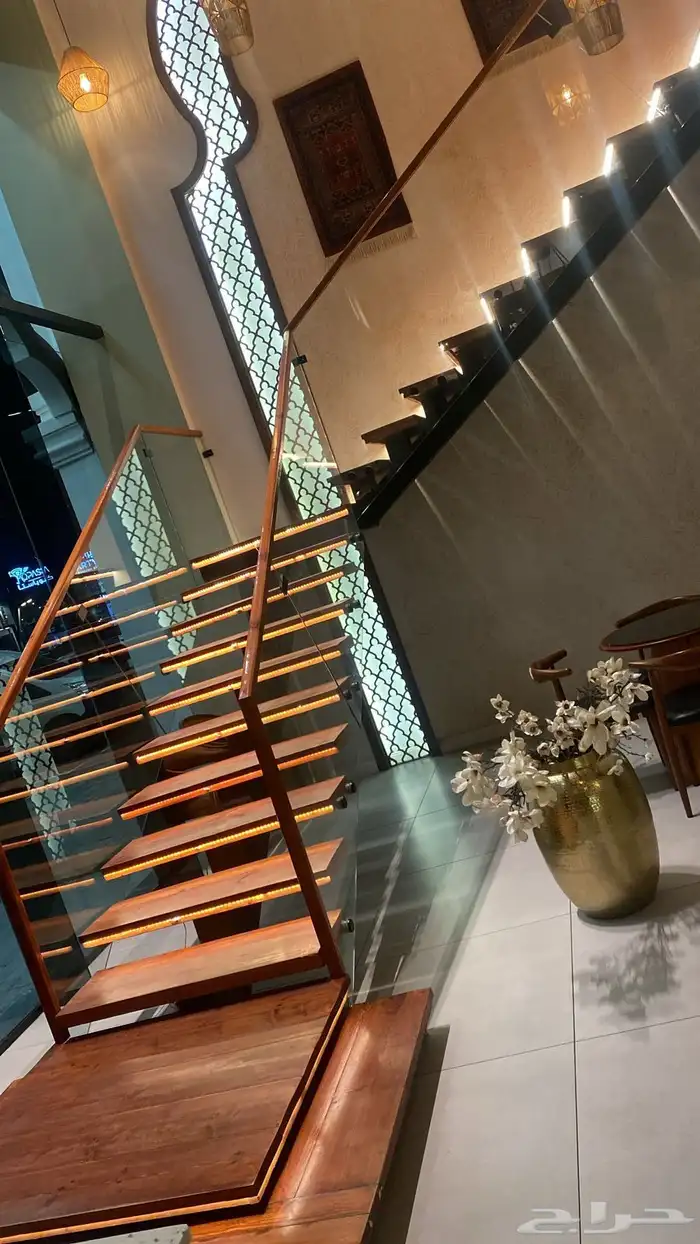 دربزين زجاج ودبل اجلاس 7