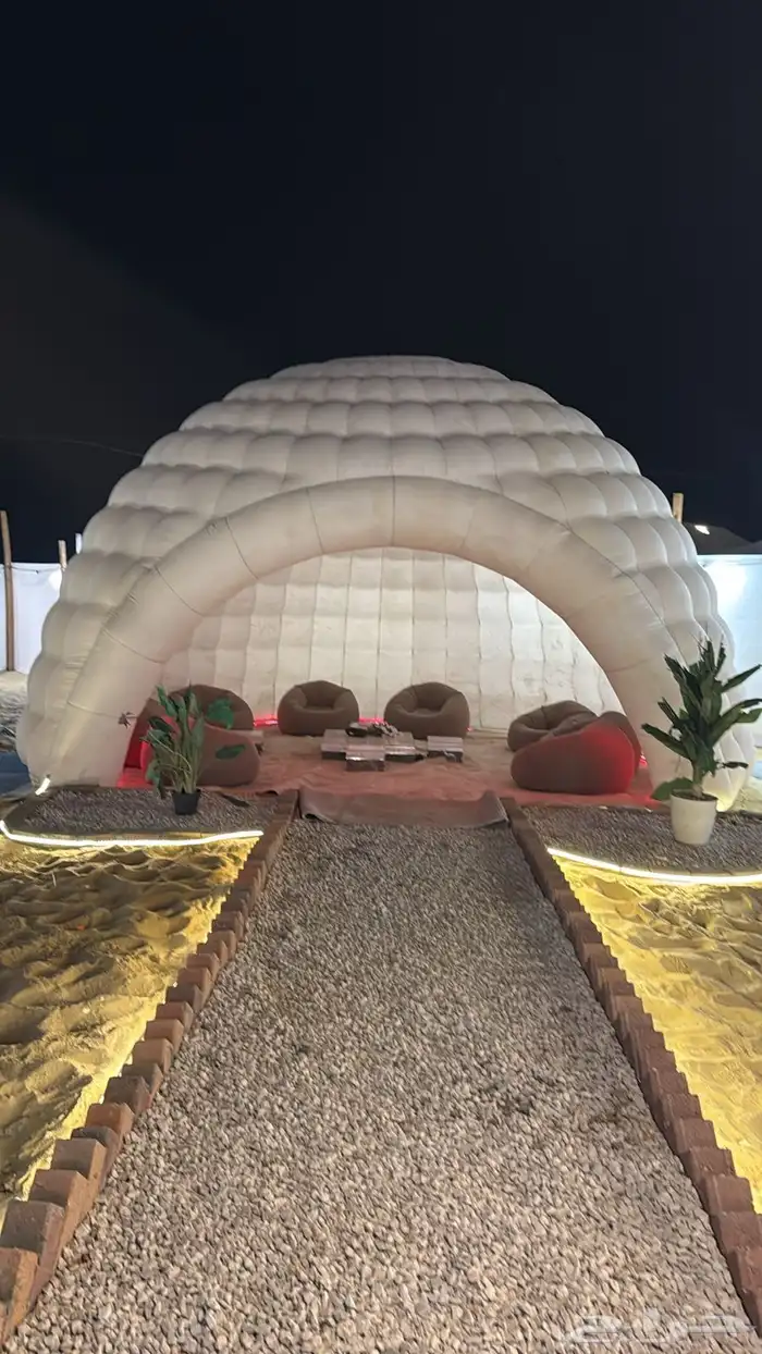 مخيم نوق للا يجار الموقع طريق المطار يتكون من 2 الاول -بيت 4