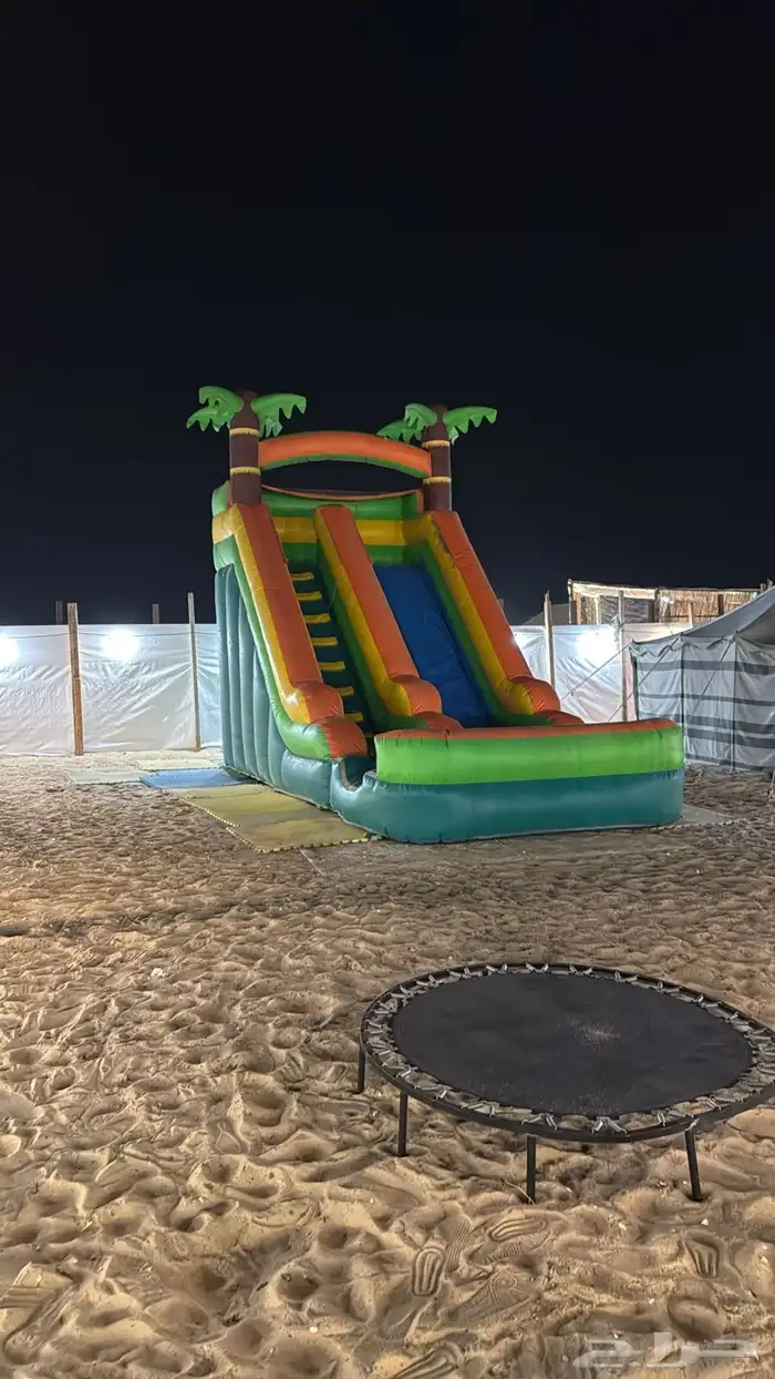 مخيم نوق للا يجار الموقع طريق المطار يتكون من 2 الاول -بيت 1