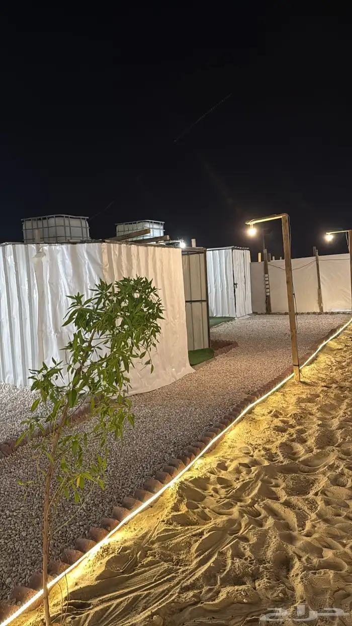 مخيم نوق للا يجار الموقع طريق المطار يتكون من 2 الاول -بيت 2