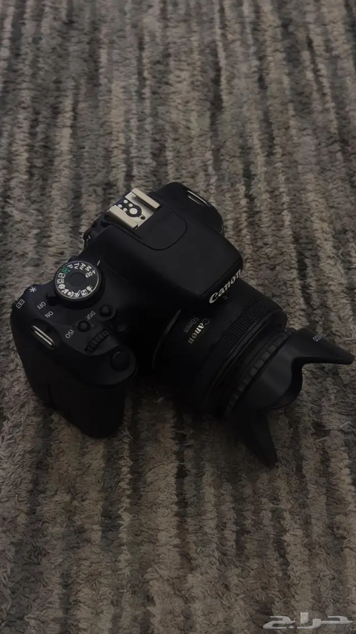 كاميرا كانون 600D مع عدسة50mm 0