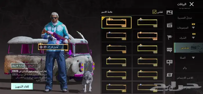 حساب ببجي 20