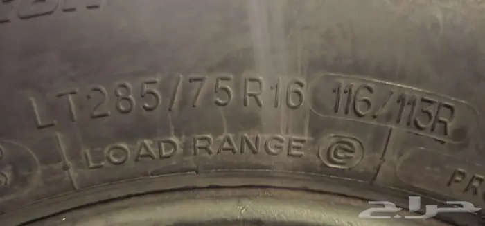 كفرات بي اف 285 75 16 4